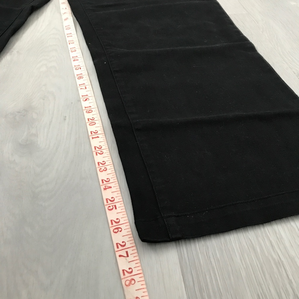 ELECTRIC & ROSE BLACK DENIM JEANS WIDE LEG ELASTIC WAISTBAND XL - Picture 8 of 10